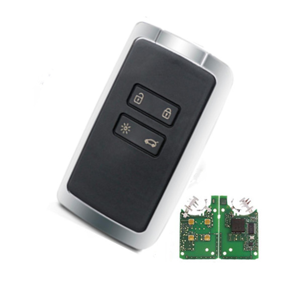 Qn - rf688x 433MHz 4 boutons Renault megane Remote Control Card smart car key