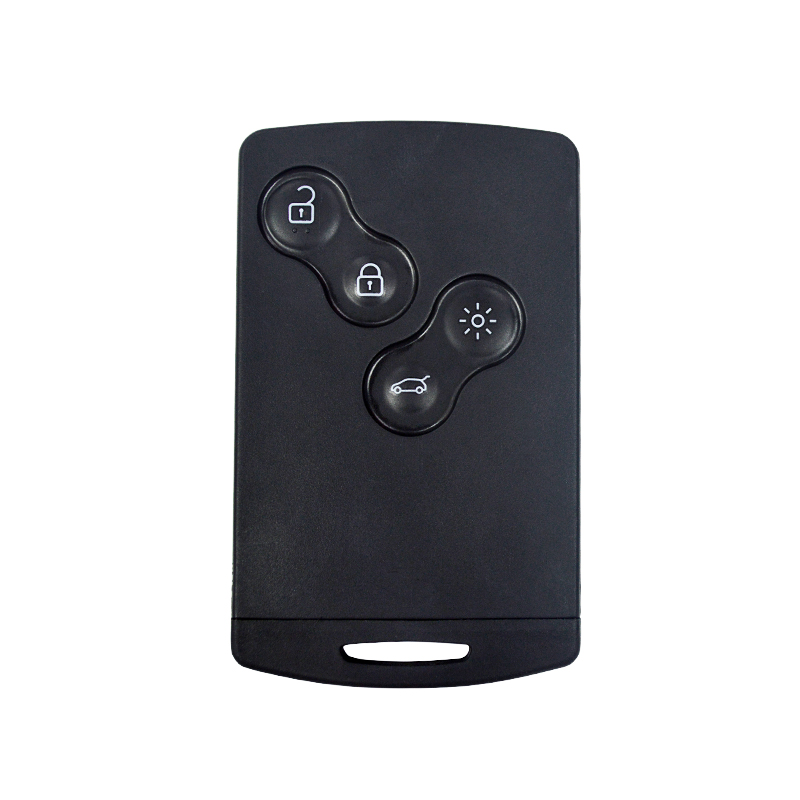 Qn - rf505x Renault ClioⅣ 433MHz 4 boutons Chip FOB Card Key FOB Remote car key